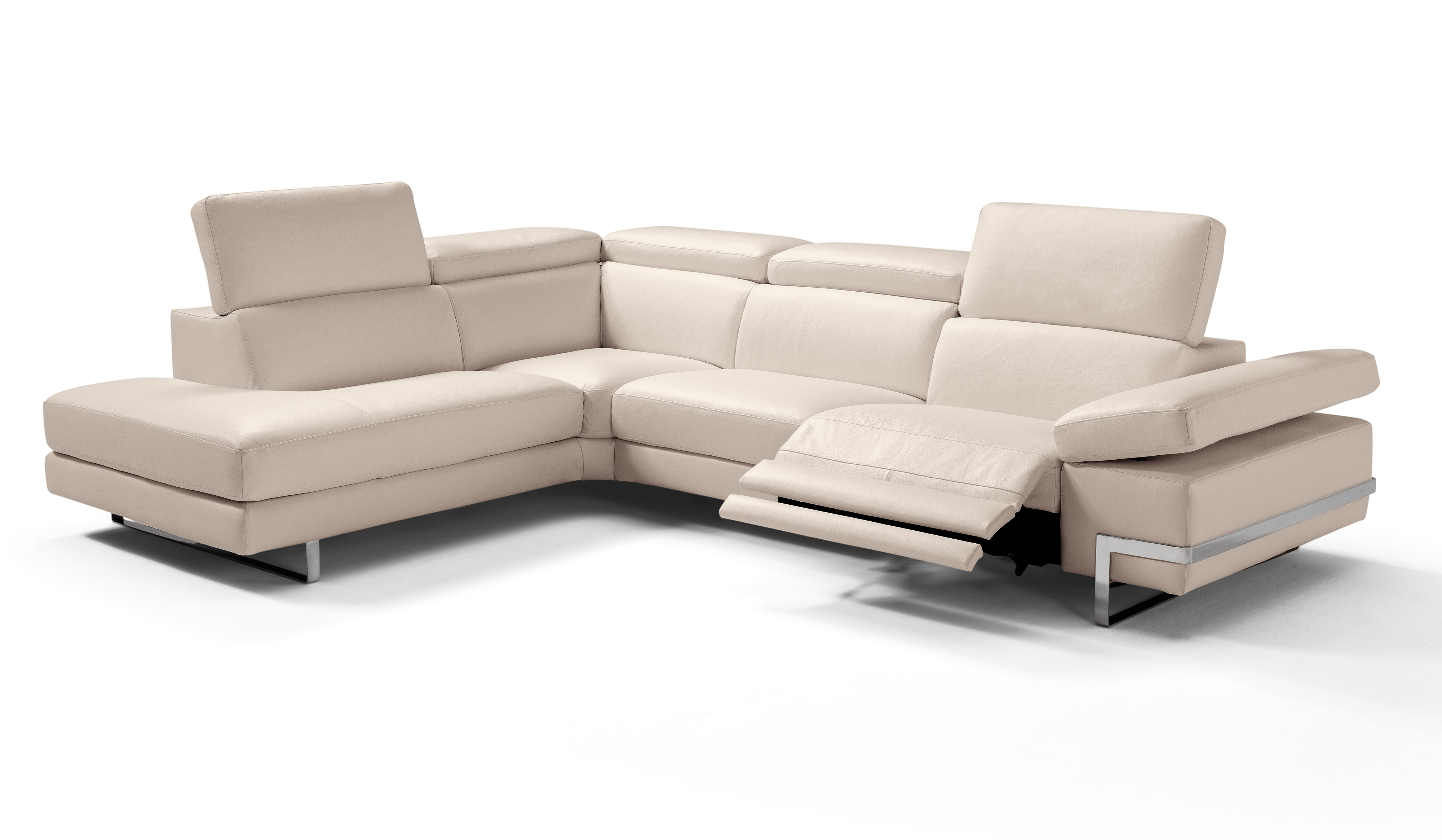 natuzzi italian leather sectional sofa