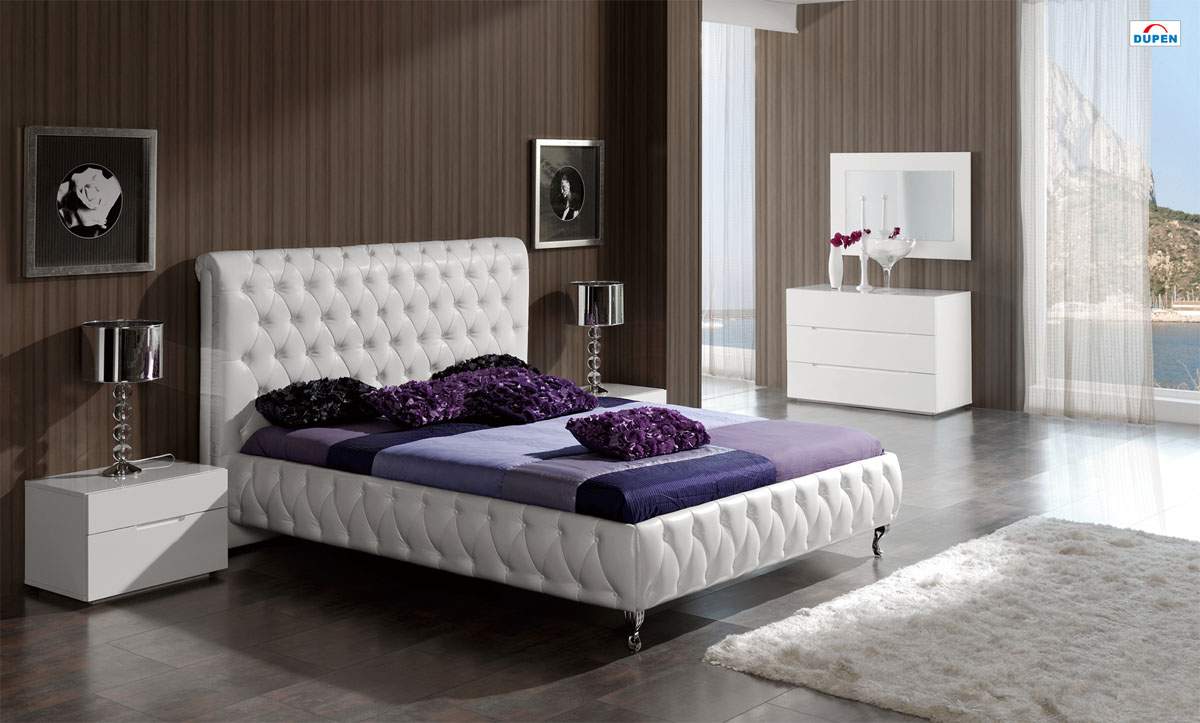 Stylish Leather Luxury Elite Bedroom Furniture Boston Massachusetts 