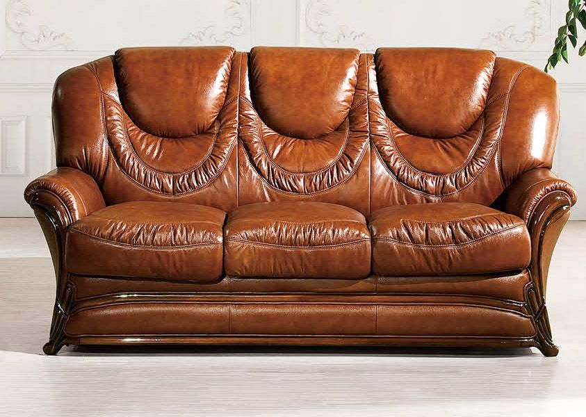 brayna classic leather sofa