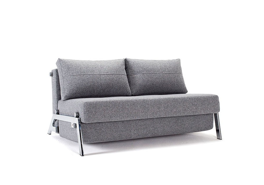 cameo grey upholstered sofa bed