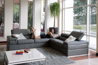 High End Corner Sectional L-shape Sofa