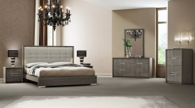 Exclusive Leather High End Bedroom Furniture Sets feat Wood Grain
