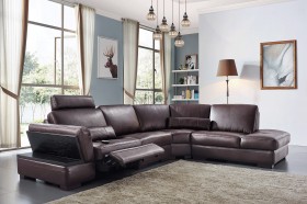 Exquisite Leather Upholstery Corner L-shape Sofa Winston-Salem North  Carolina Nicoletti-Atlante-ESF-445