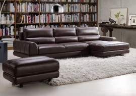 Shop 100% Italian and modern quality leather sectionals