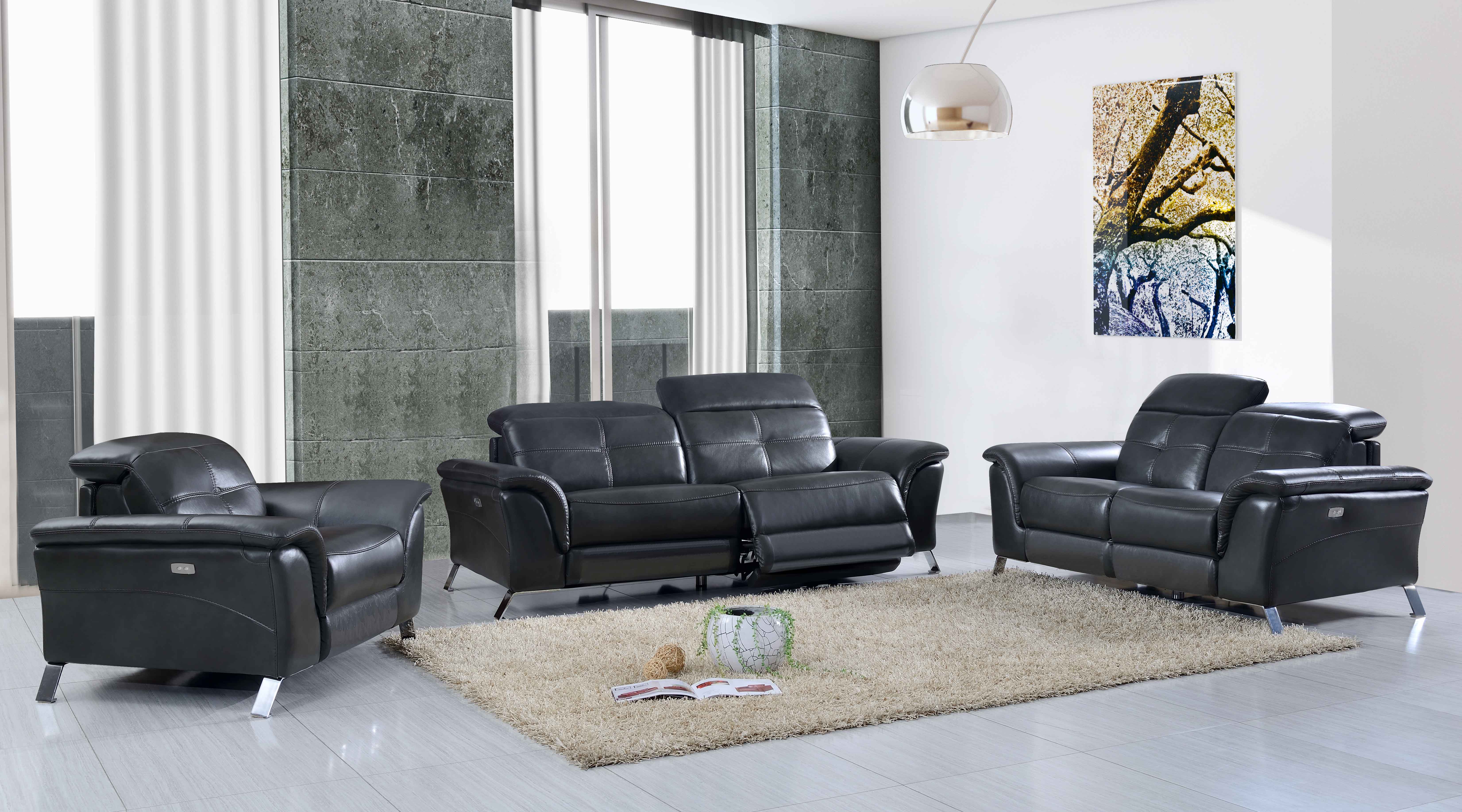 badana leather and sofa set