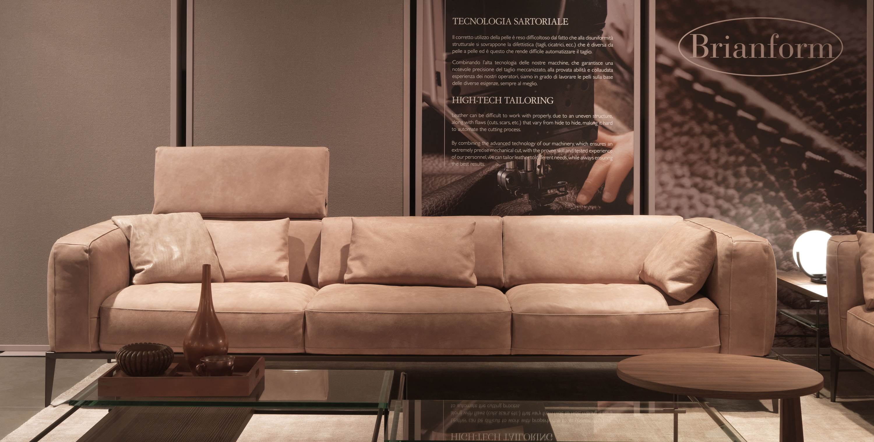 Full Grain Luxury Leather Italian Sofa Loveseat Frame 
