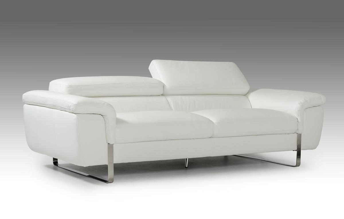 white leather sofa and chair