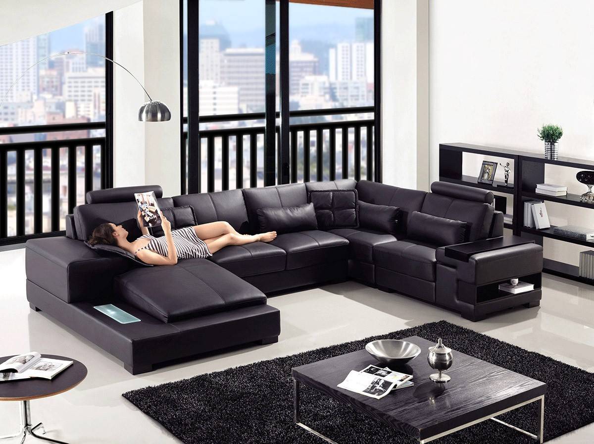 elite leather sofa sectional