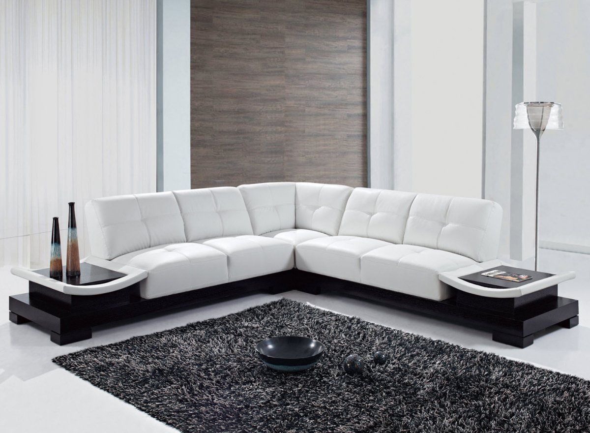 Large U and L leather sectionals. Corner modern design couch
