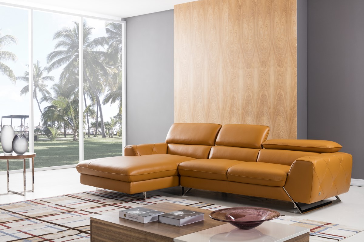 luxury leather sectional sofa
