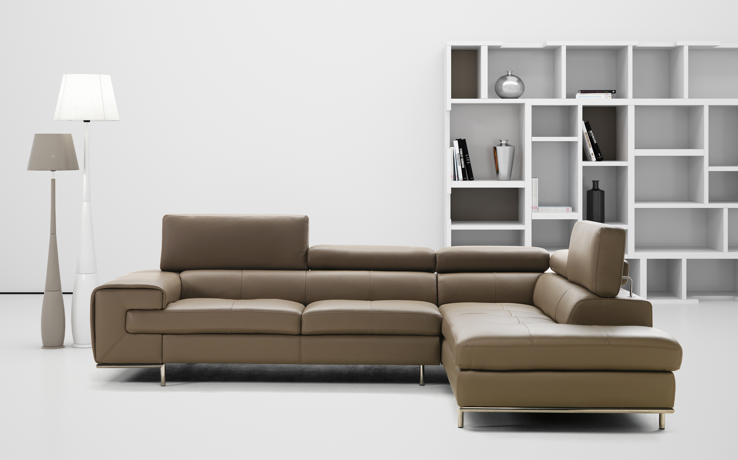 real leather sectional sofa