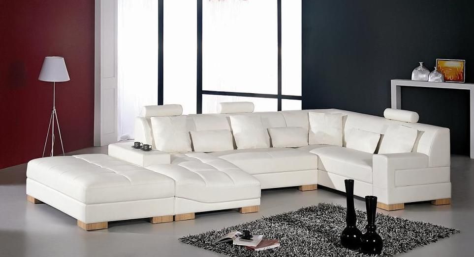 Adjustable Advanced Half Leather Sectional with Chaise Plano Texas V ...