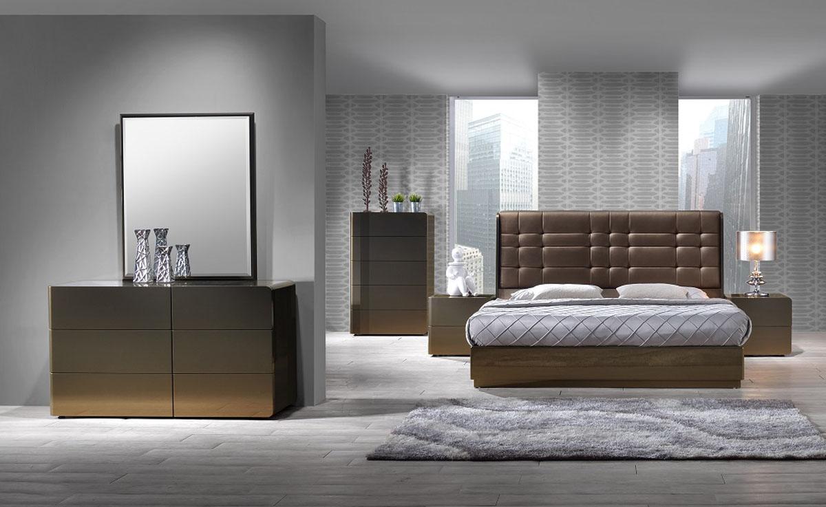 pu leather bedroom furniture