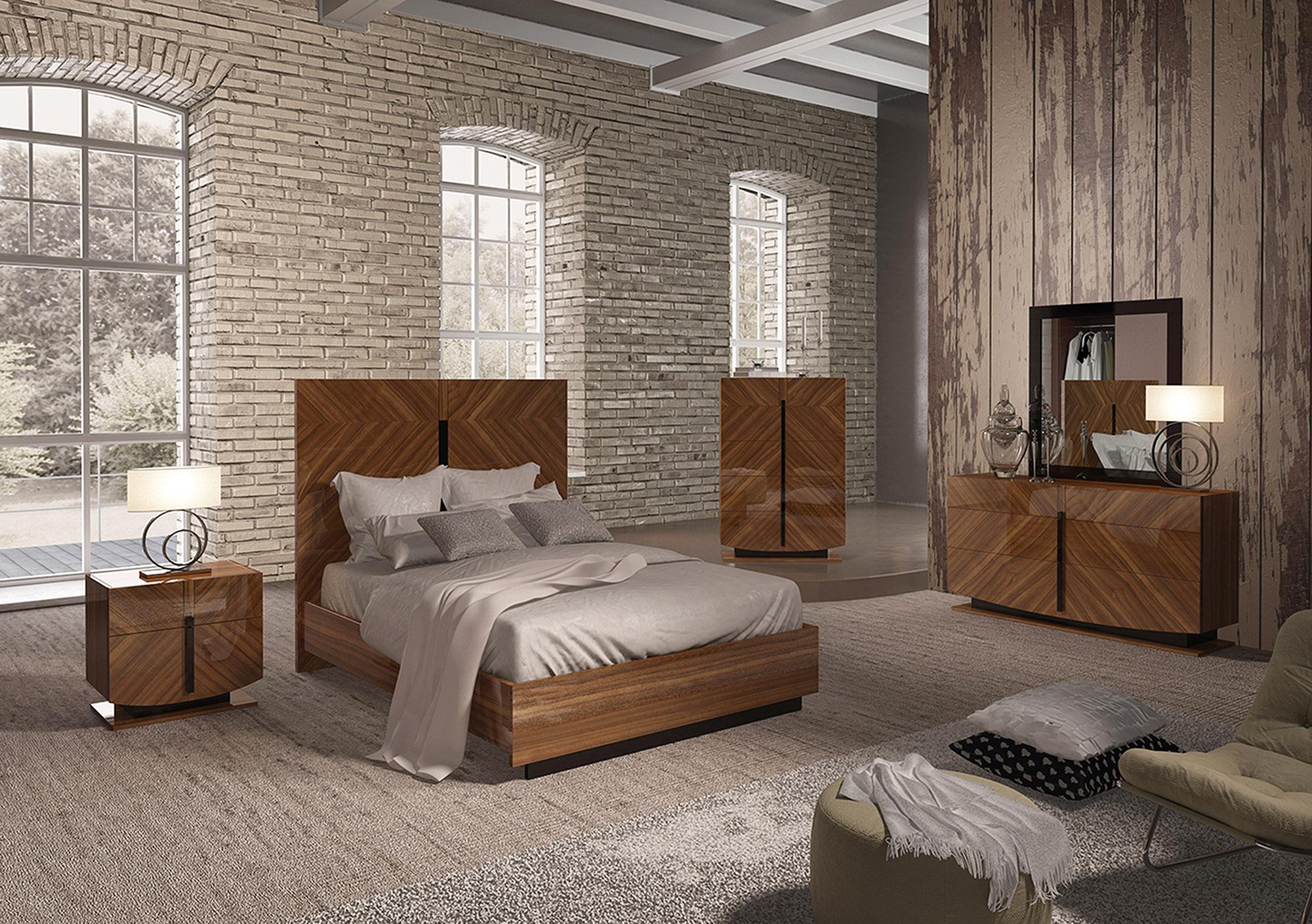 modern italian bedroom furniture set